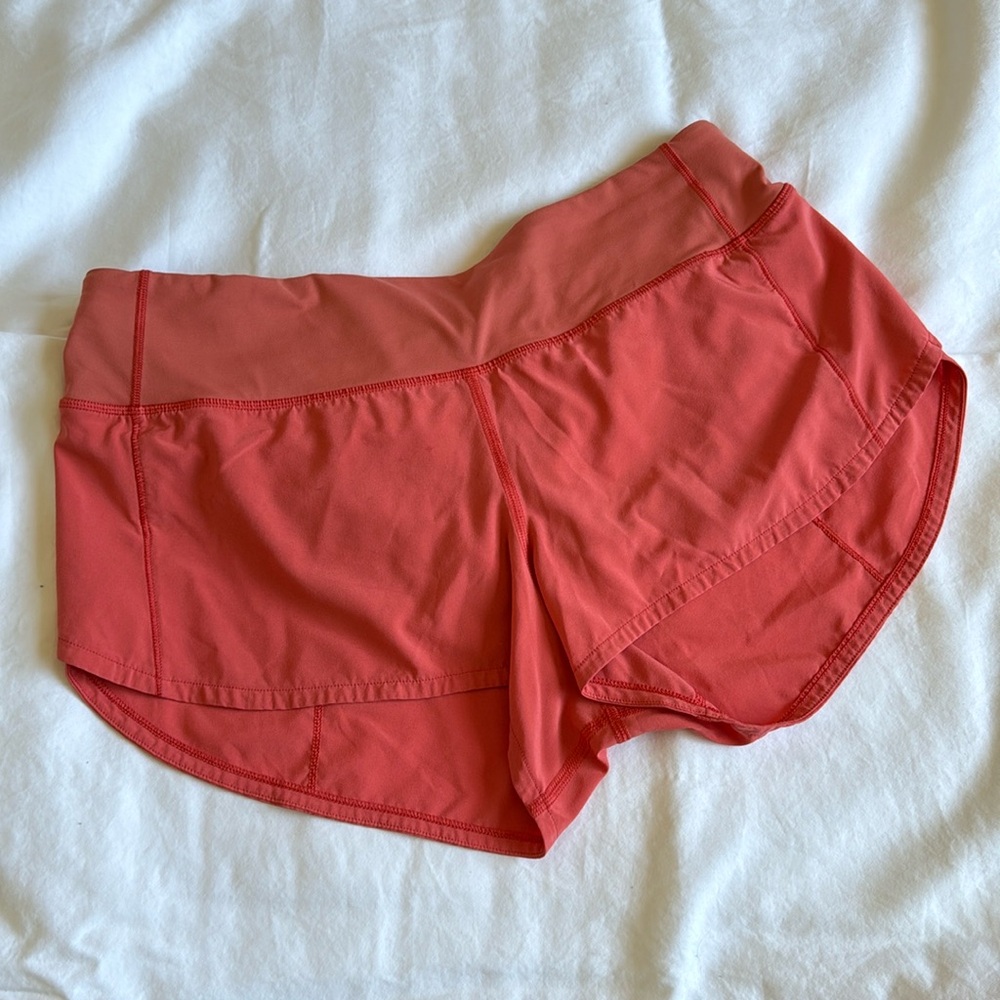 Lululemon Speed Up Short 2.5” - Vermillion